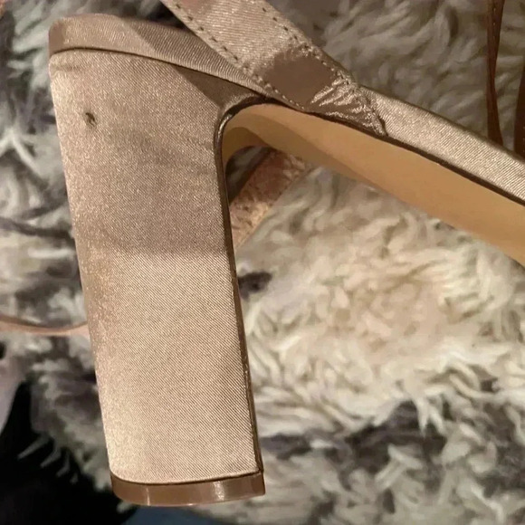 Lulus size 11 wrap around Ankle Strap Heels rhinestone NEW - Picture 6 of 7